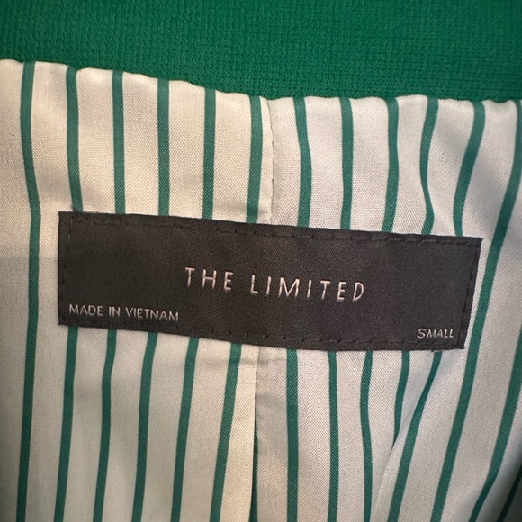 The Limited Small Green Stretch Knit Blazer NWT - Picture 2 of 6